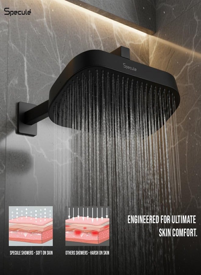 Specule Brass High Flow Diverter Set For Bathroom | Rain Overhead Showers and Diverter Tap | Diverter Full Set For Bathroom | Bathroom Diverter | Complete Shower System | Matte Black - Image 4